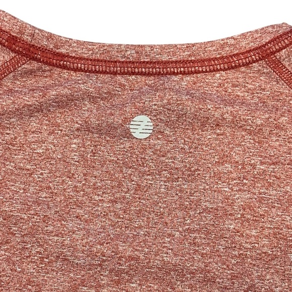 Zella Performance Workout Short Sleeve Athletic Tee in Heathered Red Men’s XL - Picture 3 of 5